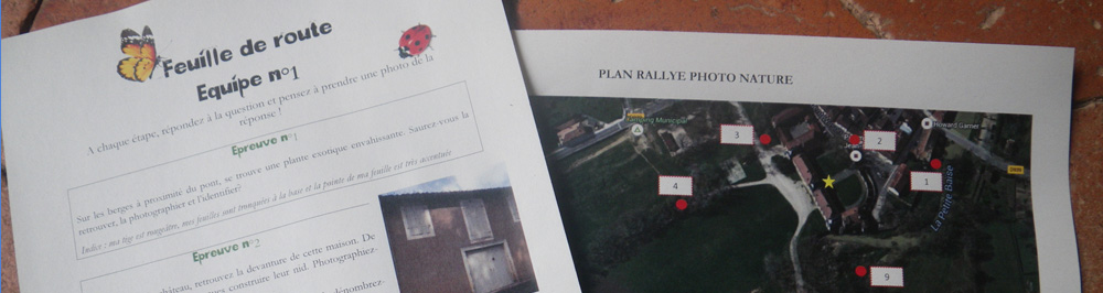 Jeu de piste - rallye photos