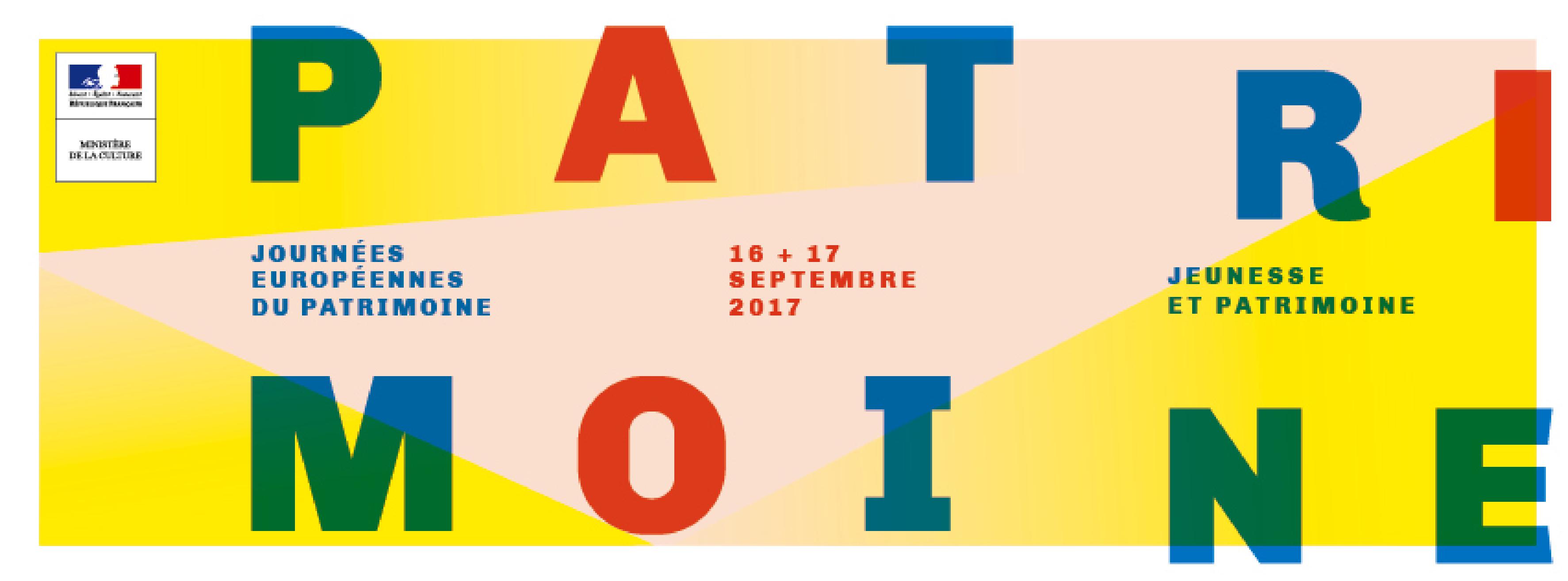Bannière des Journées européennes du patrimoine