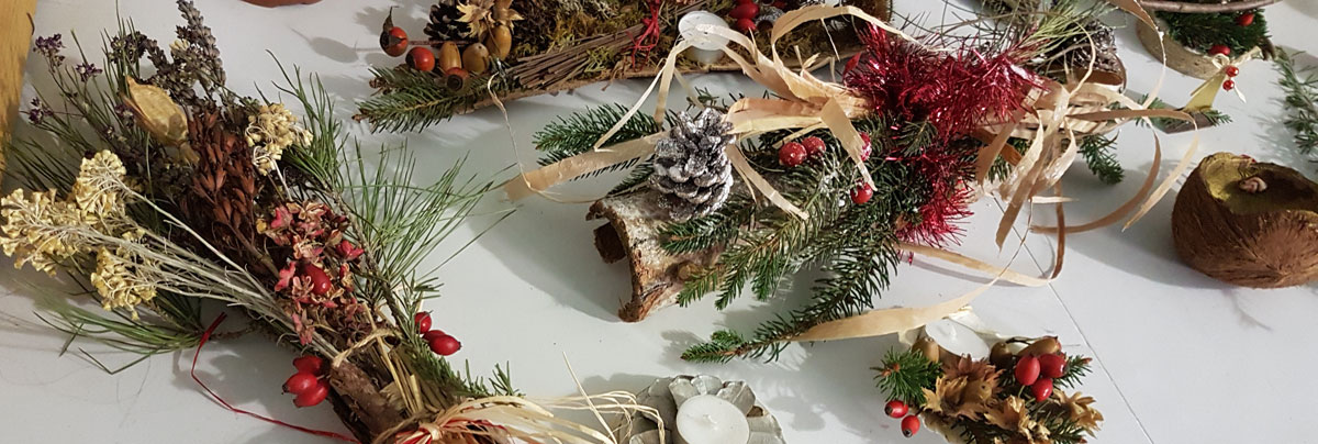 Décorations nature de Noël